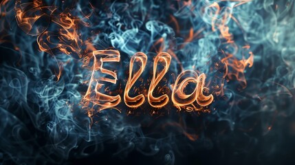 Ambient Lighting personalized name postcard perfect for decor.