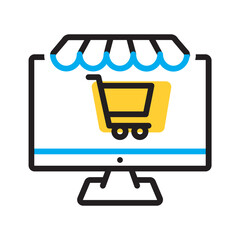 Multi color icon for E commerce