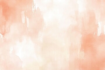 Fototapeta premium A soft and elegant watercolor background featuring warm peach hues, perfect for soothing designs and creative projects.