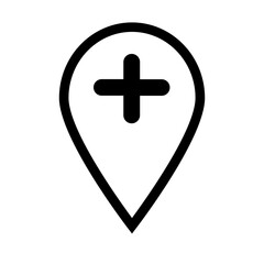 Fototapeta premium hospital pin