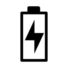 battery icon. High quality black style