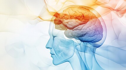 Digital art depicting the emotional impact of paralysis after stroke, abstract and expressive, stroke, emotional recovery