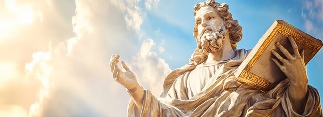 Fototapeta premium Theology is the study of religious belief from a religious perspective, with a focus on the nature of divinity. An academic discipline, typically in universities and seminaries.