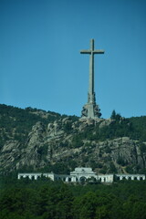 Holy Cross at Basilica of the Holy Cross of the Valley of the Fallen in El Escorial, Spain