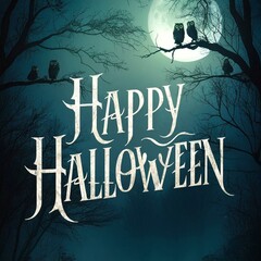 Happy halloween poster 