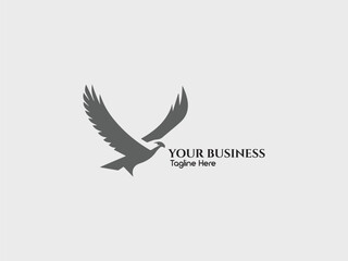 Fototapeta premium falcon vector illustration for logo company