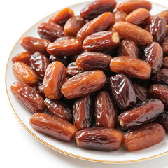 Natural delicious Dates in Clean Background