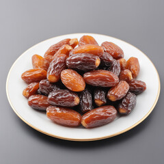 Natural delicious Dates in Clean Background