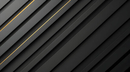Obraz premium Abstract Diagonal Black and Gold Stripes Pattern