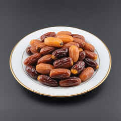 Natural delicious Dates in Clean Background
