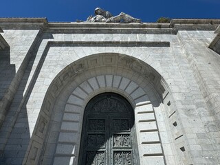 Basilica of the Holy Cross of the Valley of the Fallen in El Escorial, Spain