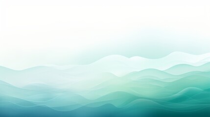 The soft gradient flows smoothly from pale teal to white, evoking a sense of tranquility and providing a versatile backdrop for design applications