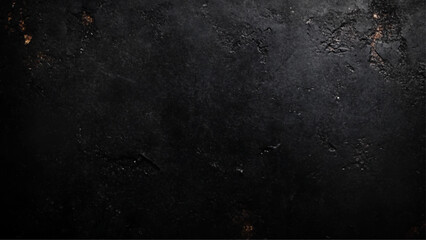Black wall texture rough background dark concrete floor or old grunge background, Back flat wide concrete stone table floor concept, old wall panorama texture.