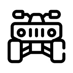 ATV line icon