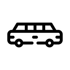 limousine line icon
