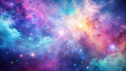 Abstract pastel galaxy nebula background, pastel, abstract, galaxy, nebula, background, pink, blue, stars, space, celestial