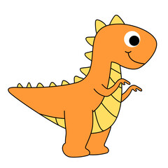 Cute Dinosaur Illustration