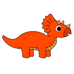 Cute Dinosaur Illustration