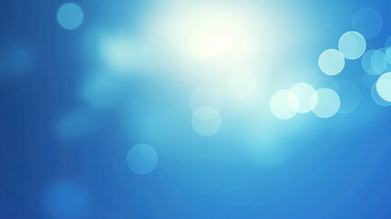 Simple blue gradient background with bokeh
