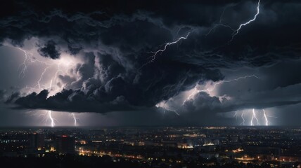 Powerful Storm Clouds Building Up in the Sky