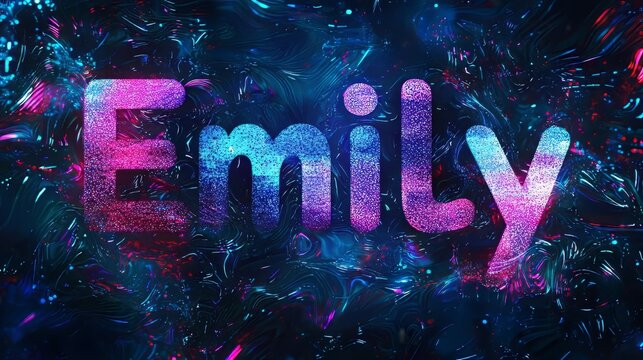 Holo personalized name postcard perfect for decor.