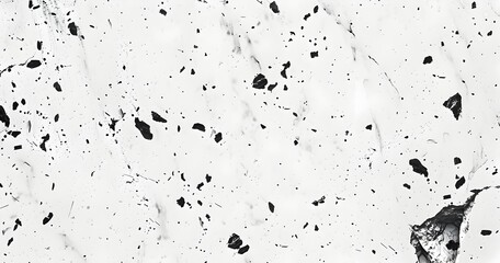 Fototapeta premium Monochrome Splatter Textured Minimal Abstract Background