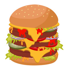 Hamburger Illustration