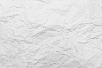 White Paper Texture background. Crumpled white paper abstract shape background with space paper recycle for text