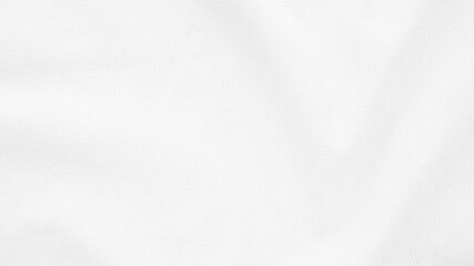 Organic Fabric cotton backdrop White linen canvas crumpled natural cotton fabric Natural handmade linen top view background  organic Eco textiles White Fabric linen texture