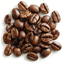 Fototapeta premium coffee bean on white background