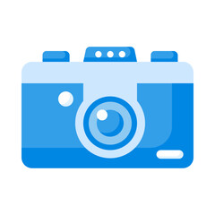 Camera Flat Vector Illustration