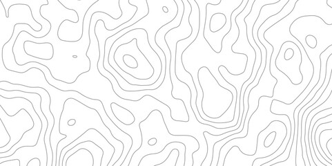 Abstract wavy topographic map. Abstract wavy and curved lines background. Abstract geometric topographic contour map background