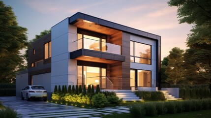 Sustainable Modern Luxury Home with Eco-Friendly Design and Smart Features