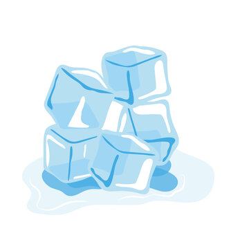 recommend clip art: Cold Ice cubes