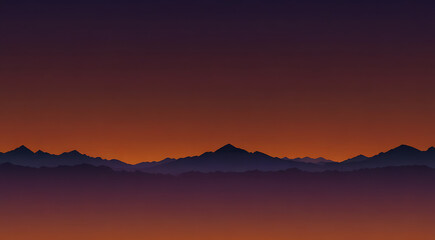 A dusk-inspired gradient background that transitions from deep purple to burnt orange, creating a dramatic and moody backdrop for creative projects.