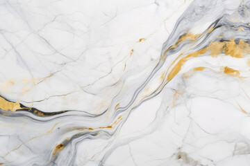 Processed collage of white and gold marble texture. Background for banner, backdrop or texture