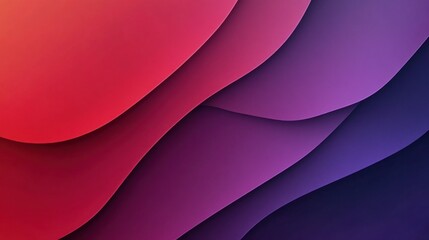 Fototapeta premium Abstract Gradient Background with Wavy Layers