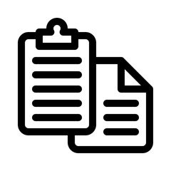 clipboard line icon