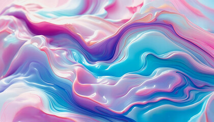 An unforgettable abstract pattern with flowing lines and a combination of pink, blue and purple shades, creating a visually impressive effect, a calming background