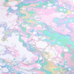 Abstract Swirling Pastel Colors