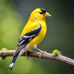 Obraz premium A colorful Bird sitting on a branch. Walpaper, Photo or Background. Ai Generated 