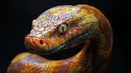 Fototapeta premium Close-up Portrait of a Snake