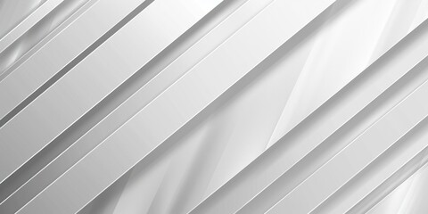 Obraz premium Diagonal metallic stripes with soft shadows on light background.