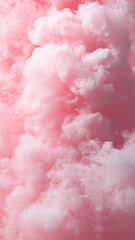Obraz premium Fluffy Pink Cotton Candy Texture