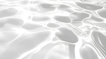 Obraz premium Abstract white transparent water shadow surface texture natural ripple background