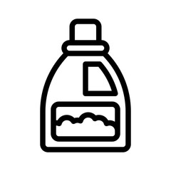 Obraz premium detergent line icon