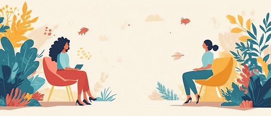 Psychologist counseling anxiety patient, mental health care concept, providing therapeutic guidance and support