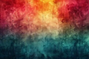 Obraz premium Abstract Art Painting with Rainbow Colors