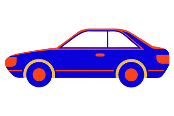 Stylish Car Drawing Vector Graphics for Creative Use