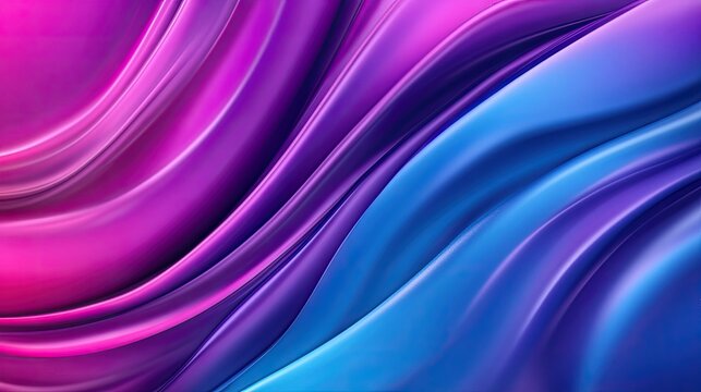 A vibrant wave of colorful textures with smooth transitions between purple and blue, perfect for modern design backgrounds.